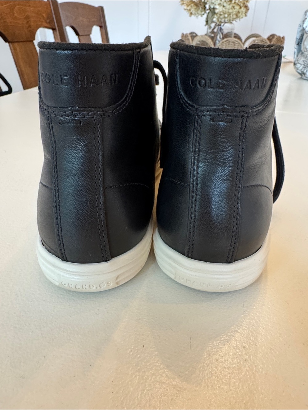 Cole Haan Grand.OS CrossCourt Mens Size 8M Black Leather Sneakers Boots C26962 - Picture 8 of 8
